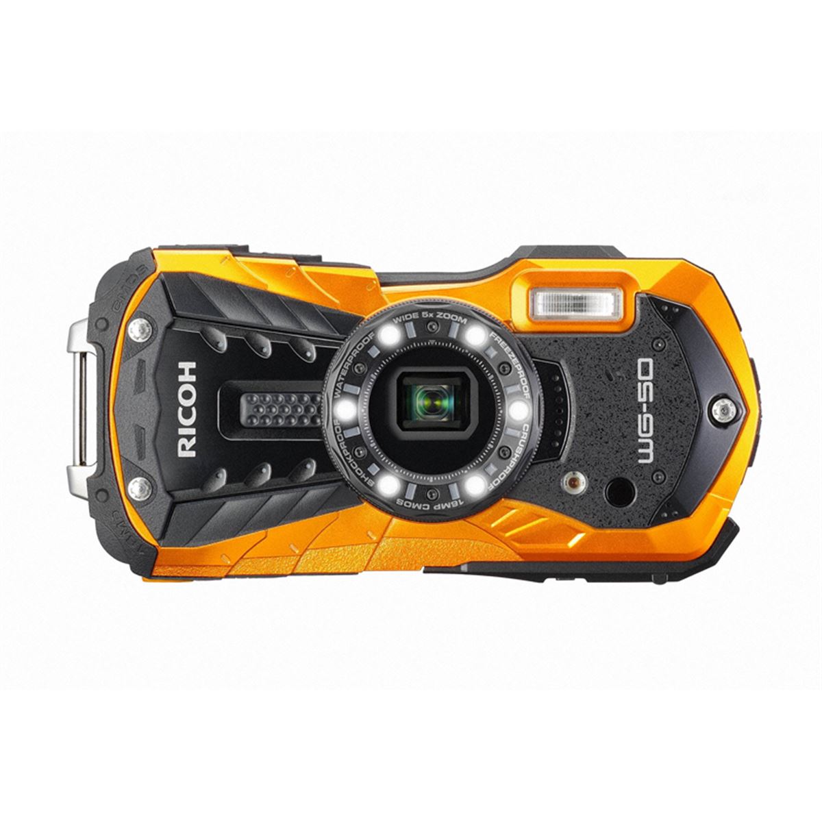 RICOH - RICOH 防水デジタルカメラ RICOH WG-50 ブラック 防水14m耐シ リコー、深14m防水対応のタフネスカメラ「RICOH WG-50」を6/16