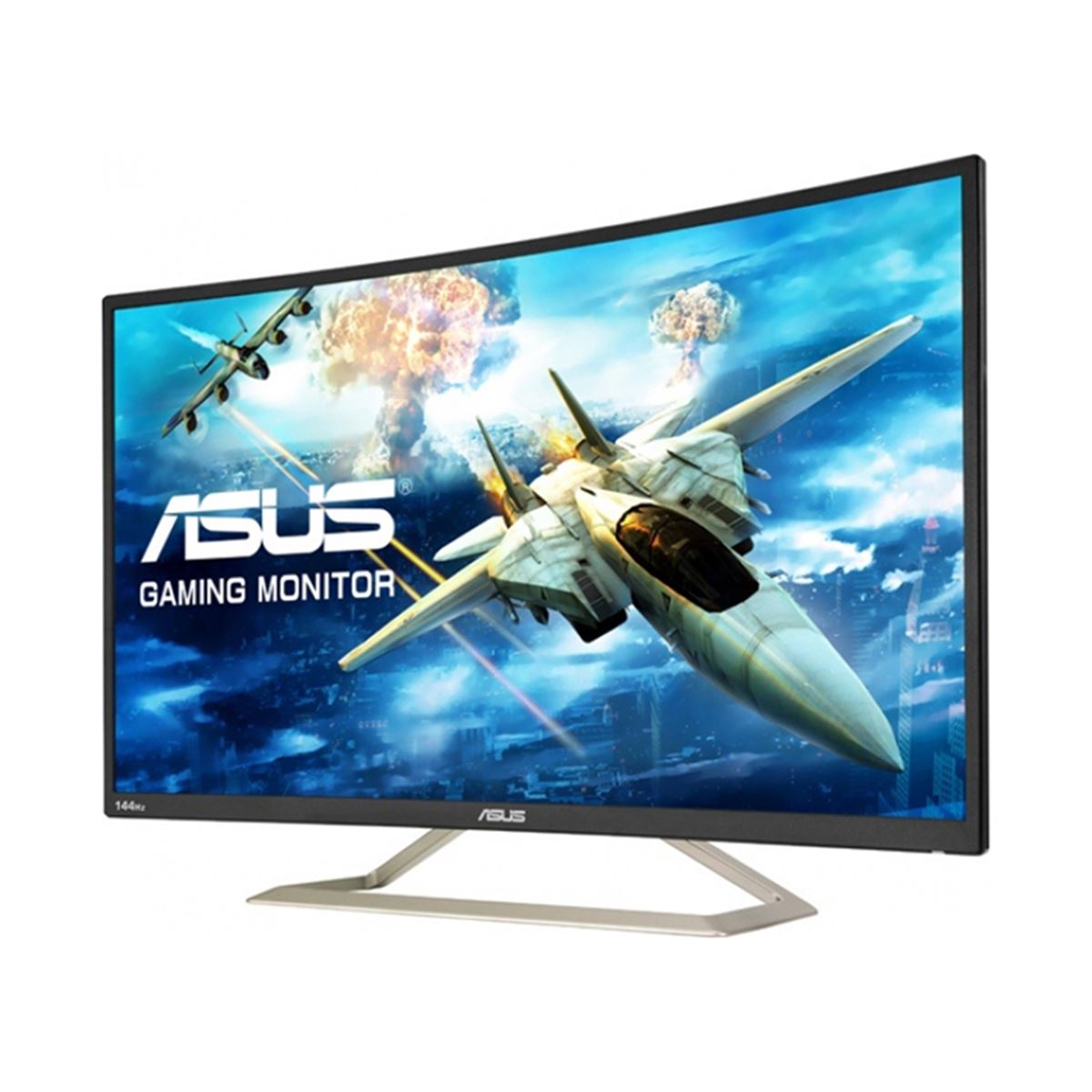 ASUS、“圧倒的な没入感”を得られる31.5型フルHD曲面液晶「VA326H