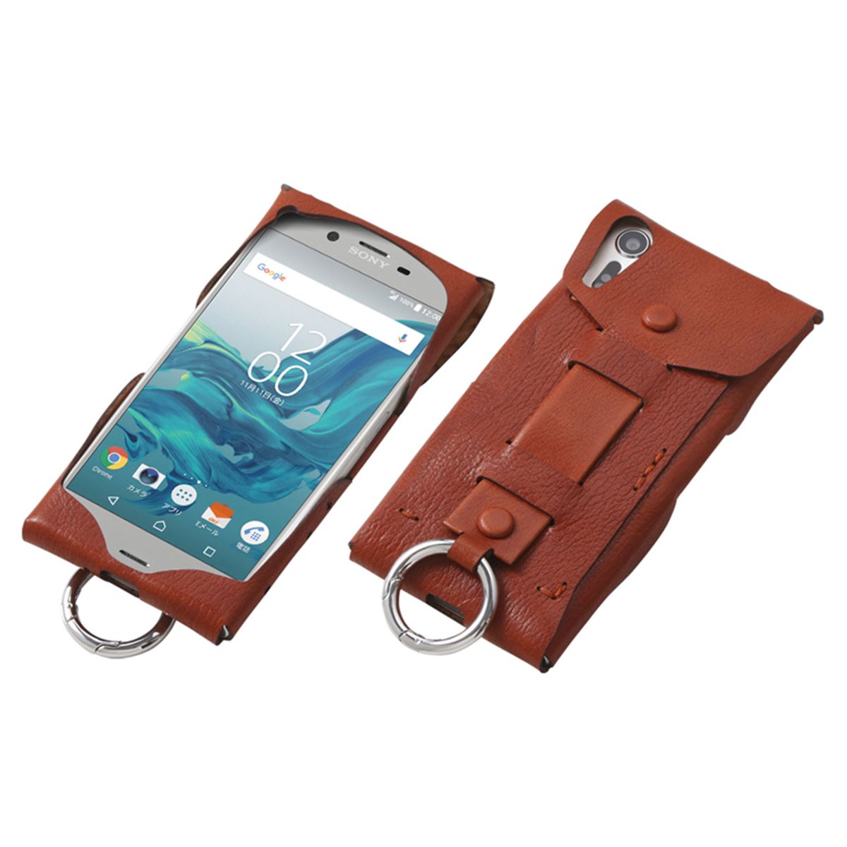 【希少】SONY XBA-4SL革ケース付き 野球のグローブにも使われる“国産牛革素材”のXperia XZsケースなど