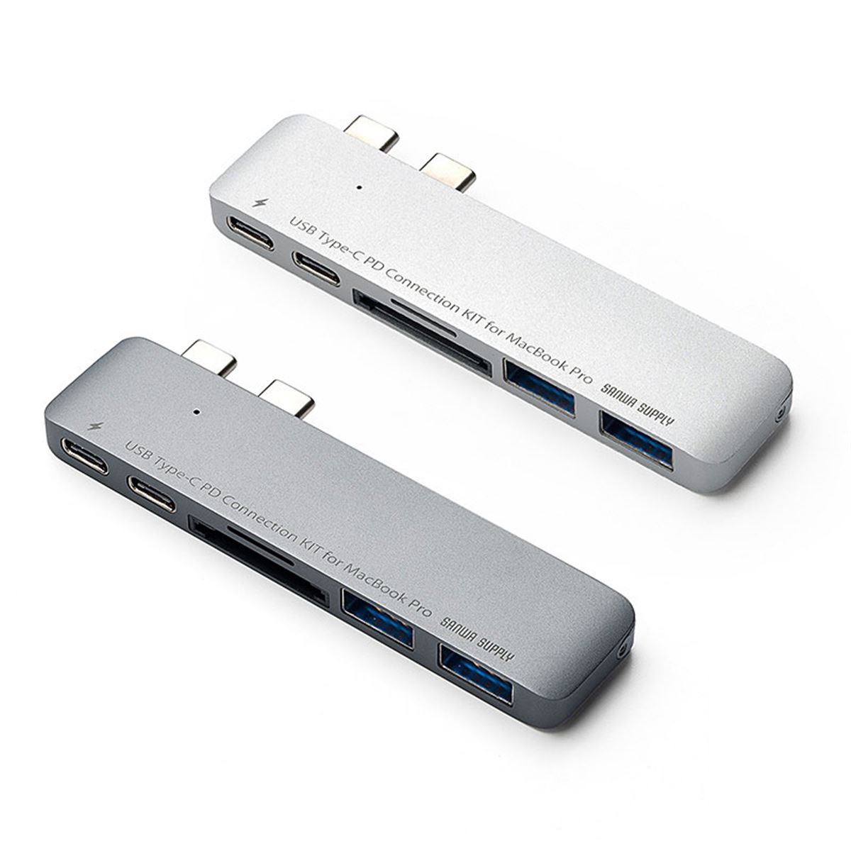 サンワ、MacBook Pro専用でアルミボディのUSB-Cハブ - 価格.com