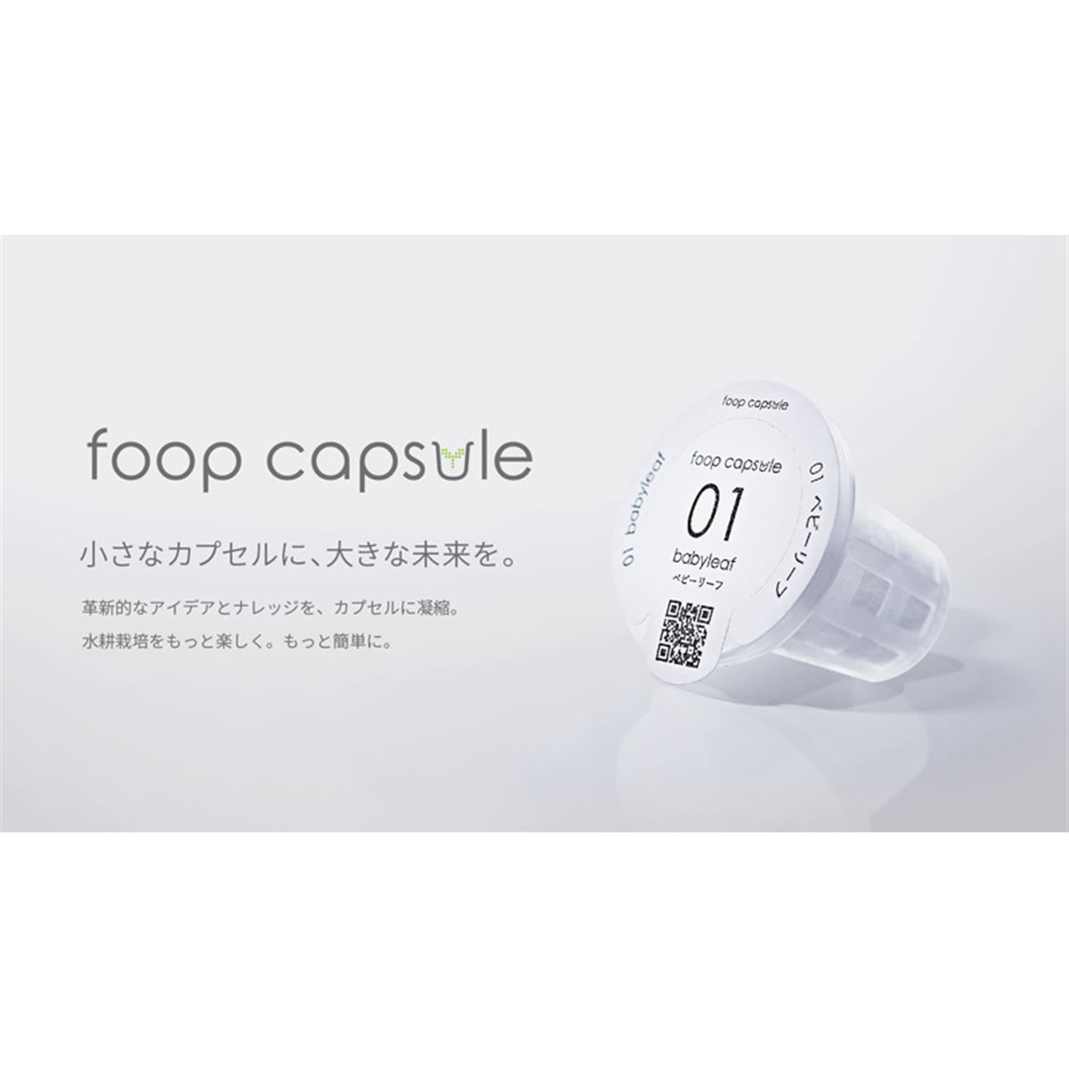 IoT水耕栽培機「foop」にカプセル型種子キット「いろどりレタス」など3種 - 価格.com