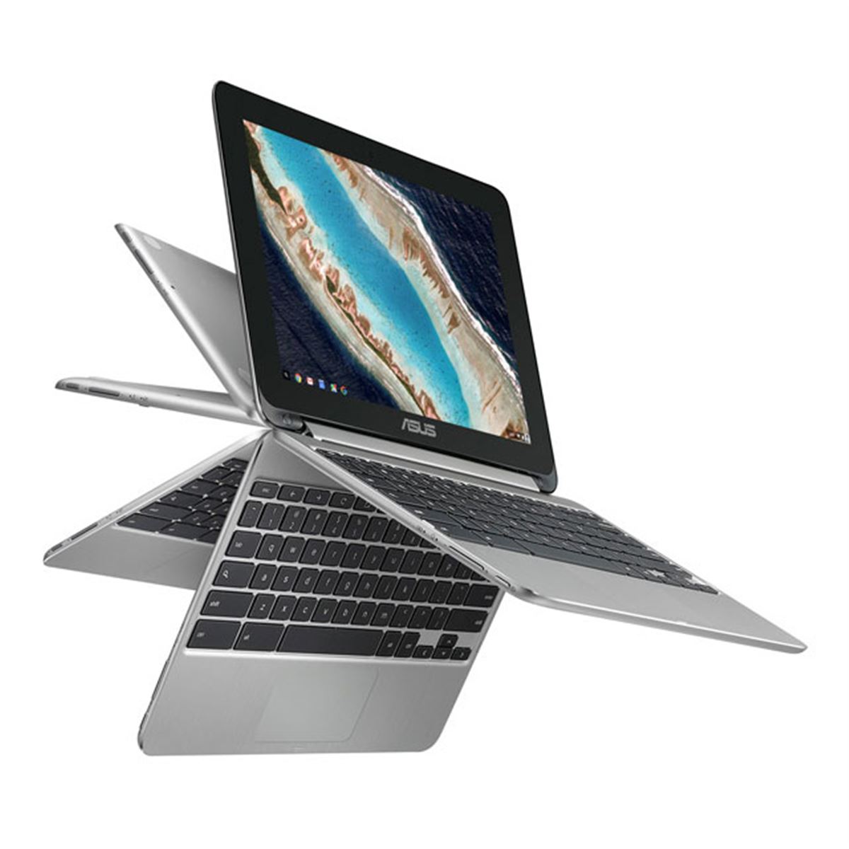 ASUS Chromebook Flip 本体 ASUS、液晶が360度回転する「Chromebook Flip」の10.1型/11.6型/12.5型