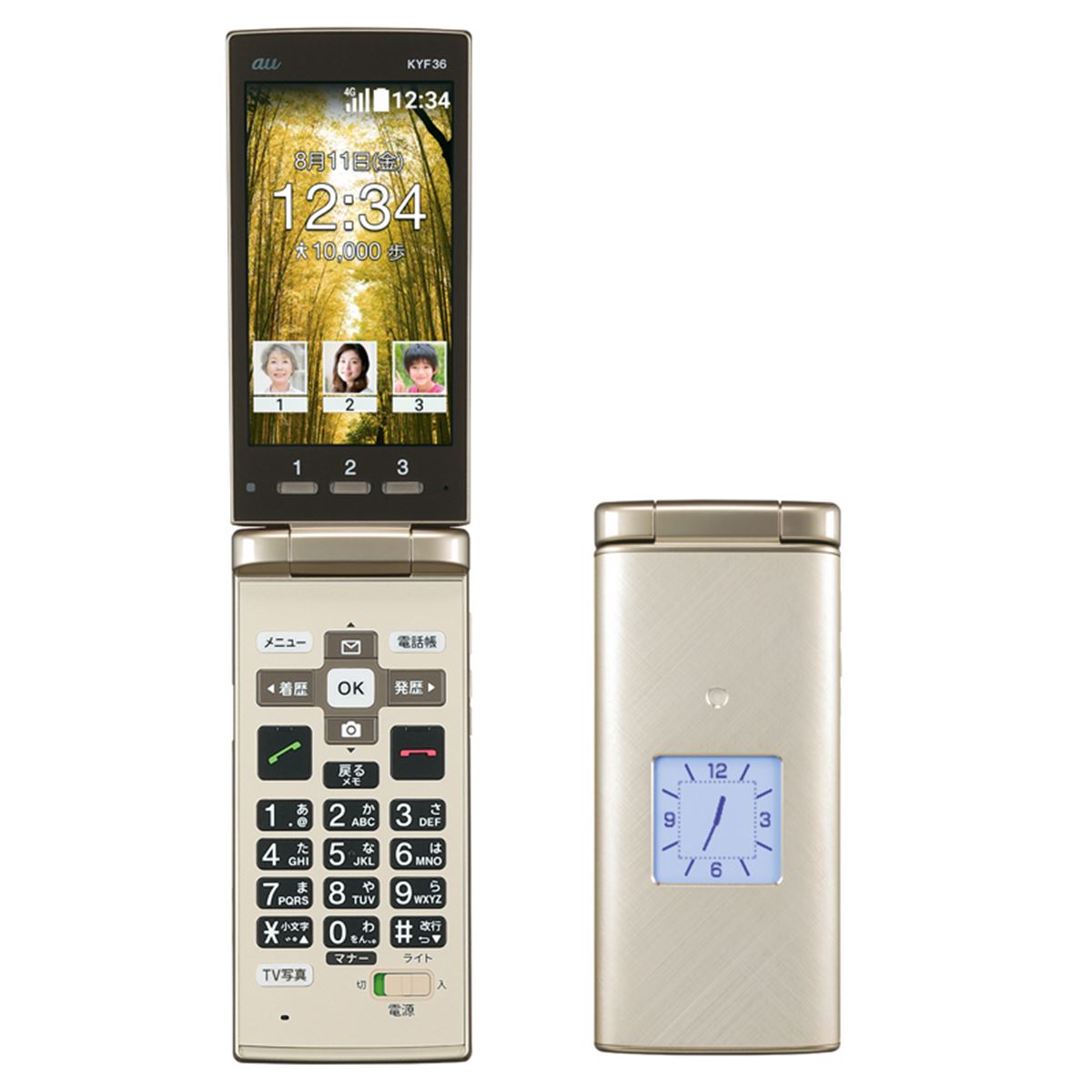 中古】【安心保証】 鈍く DIGNO ケータイ KY-42C[8GB] docomo ブラック