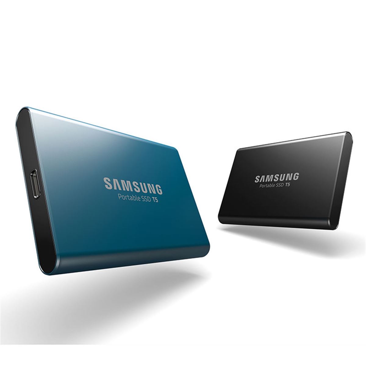 外付けハードディスク・ドライブ (2) Samsung Portable SSD 1TB MU-PA1T0B MU-PA1T0B/IT 外付けSSD T5シリーズ [1TB /ポータブル型] Samsung