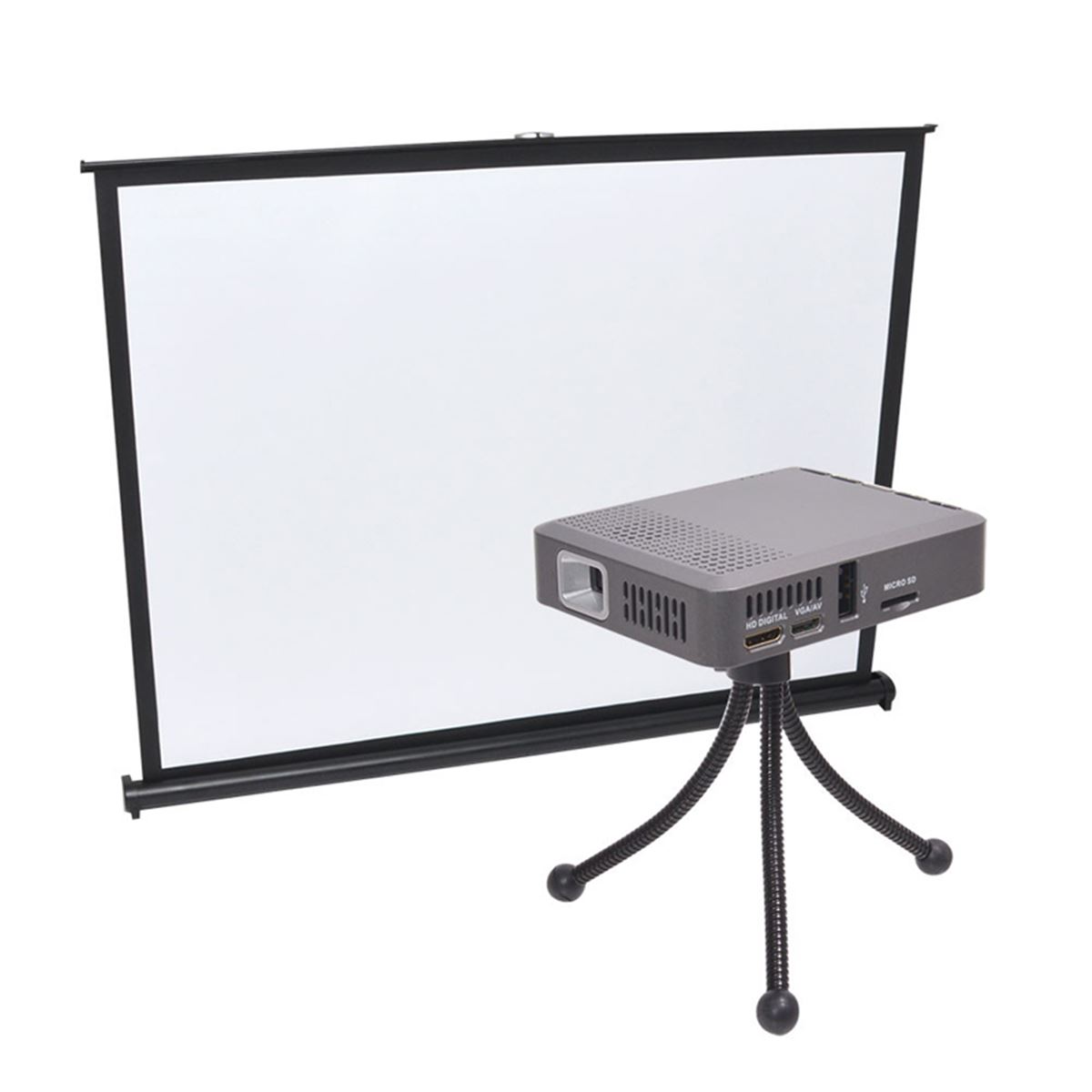 充電式プロジェクター付き「どこでもシアターセット」が27,800円で発売