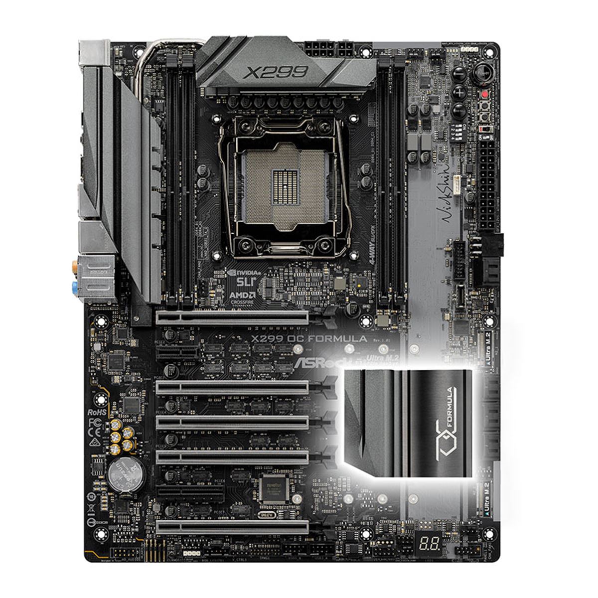 asrock x299 oc formula マザーボード Amazon | ASRock Intel X299 チップセット搭載 ATX マザーボード