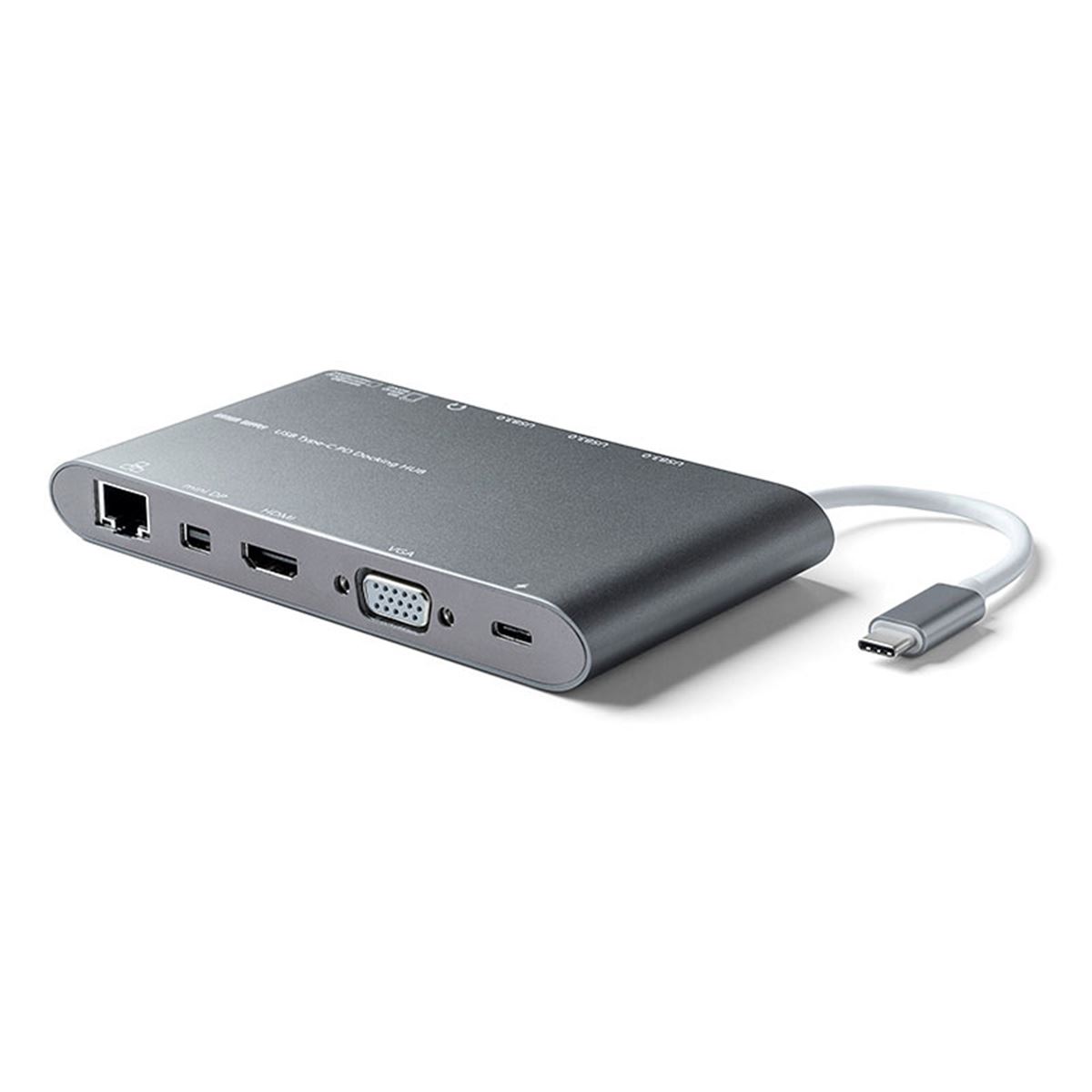 Type-C接続 USBハブ・ドッキングステーション 400-VGA018 サンワダイレクト本店 サンワサプライ【オフィス・PC周辺通販】