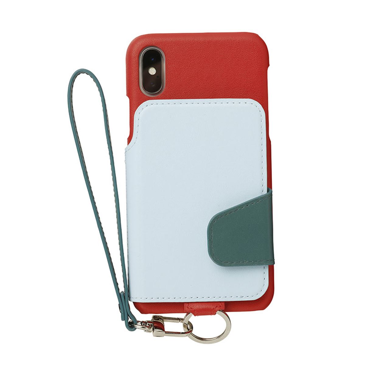 RAKUNI、大胆なカラーリングの背面フリップ型iPhone X用ケース - 価格.com