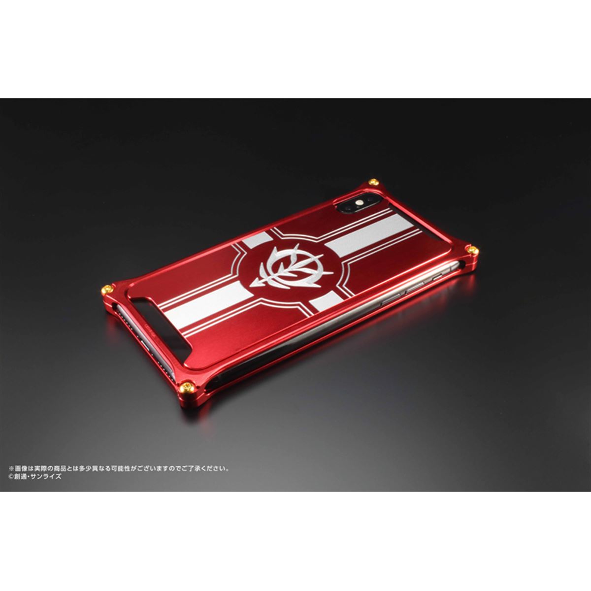 機動戦士ガンダム「ジオン公国エンブレム」の削り出しiPhone Xケース