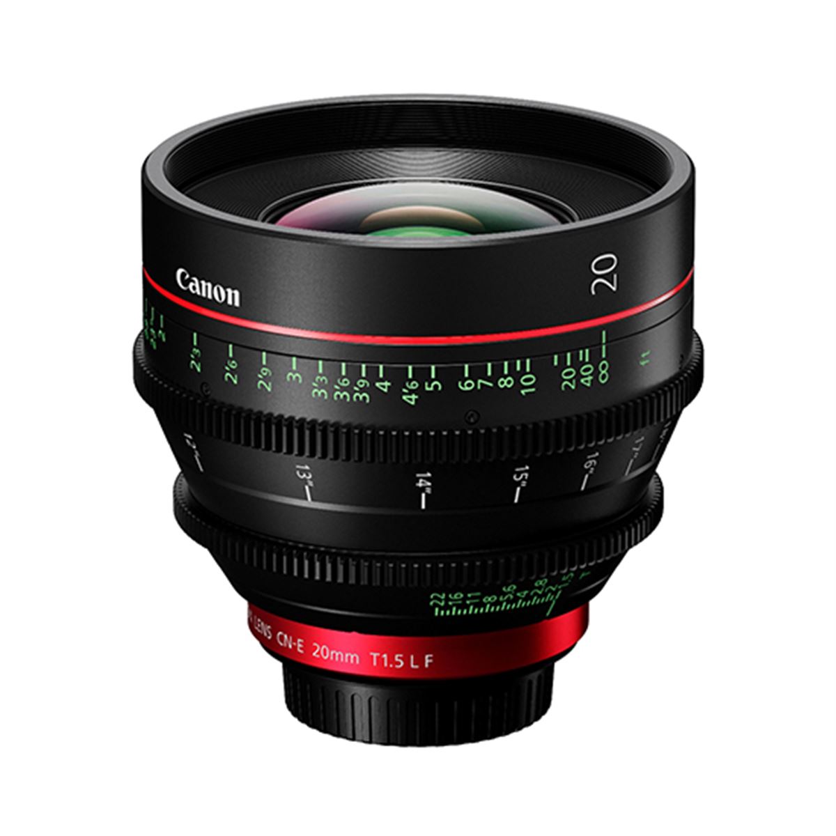 キヤノン、4Kカメラに対応した単焦点レンズ「CN-E20mm T1.5 L F