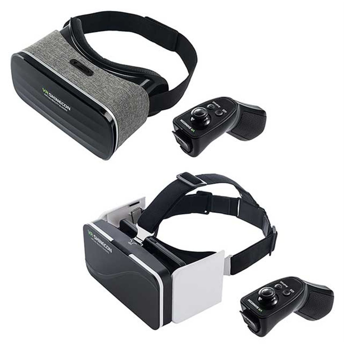 サンワ、Bluetoothリモコンがセットになったスマホ用VRゴーグル