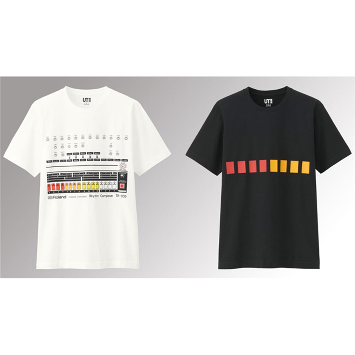 伝説のリズムマシン「TR-808」をモチーフにしたユニクロTシャツ