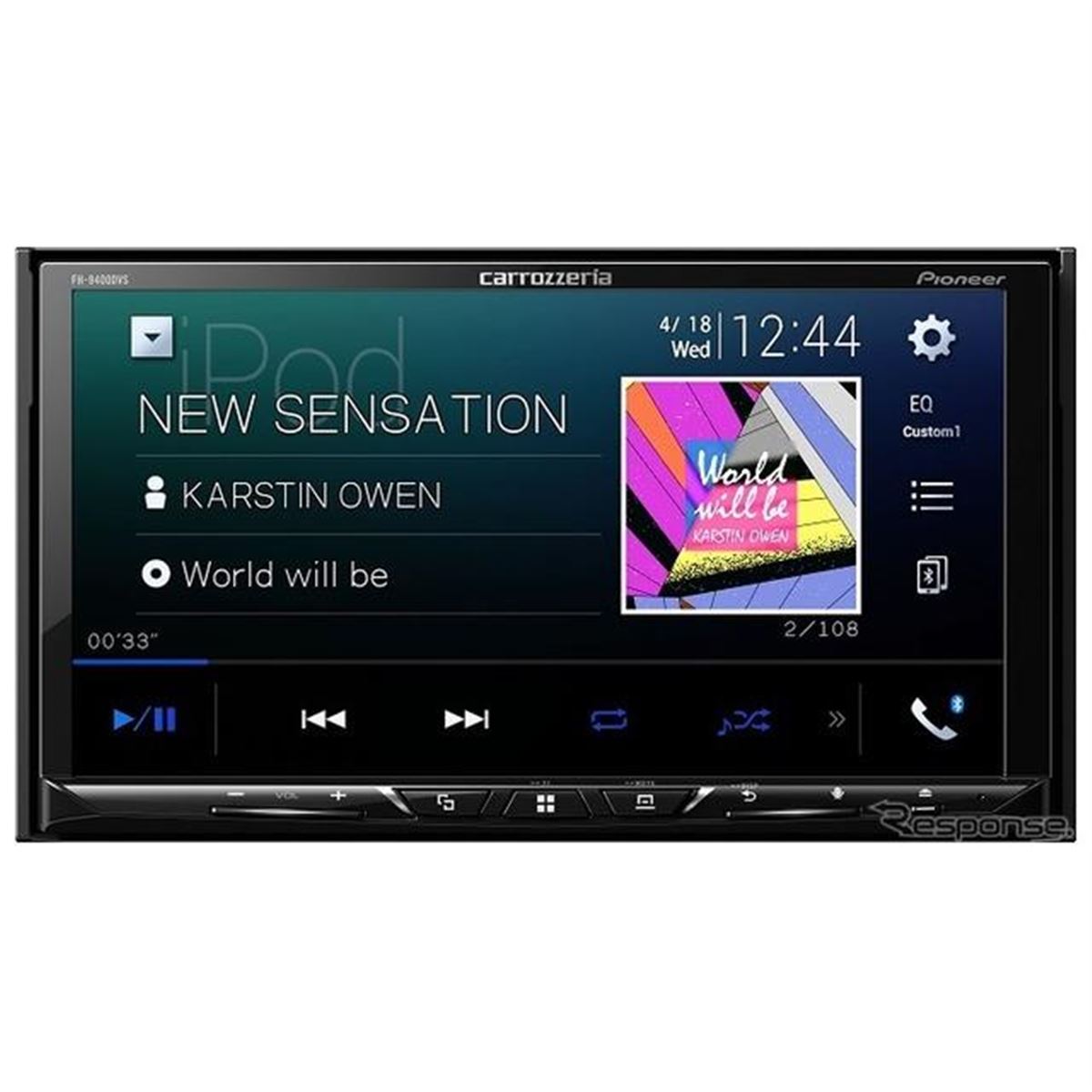 パイオニア、Apple CarPlay/Android Auto対応のディスプレイオーディオ 