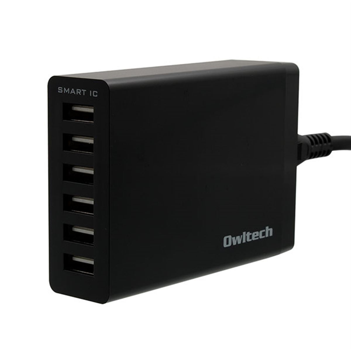 オウルテック、「かしこく充電」機能を搭載した6ポートUSB充電器