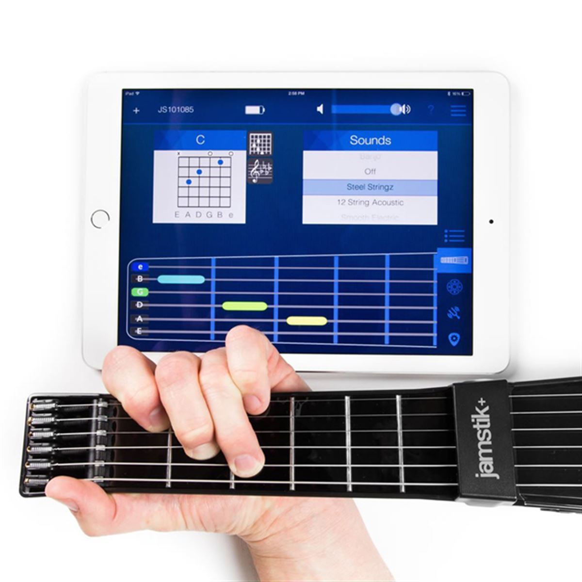 ギター jamstik+ 本物の弦とフレットを備えたスマートギター「jamstik+」が35,900