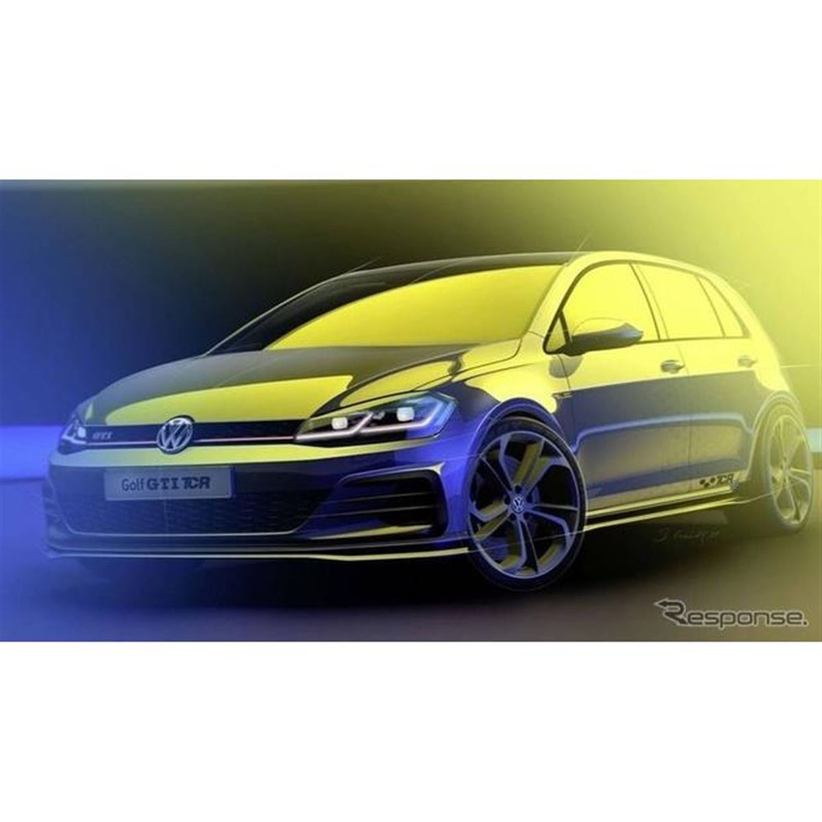 VW ゴルフGTI に頂点、290psの「TCR」…レーシングカーの公道版を発表へ 