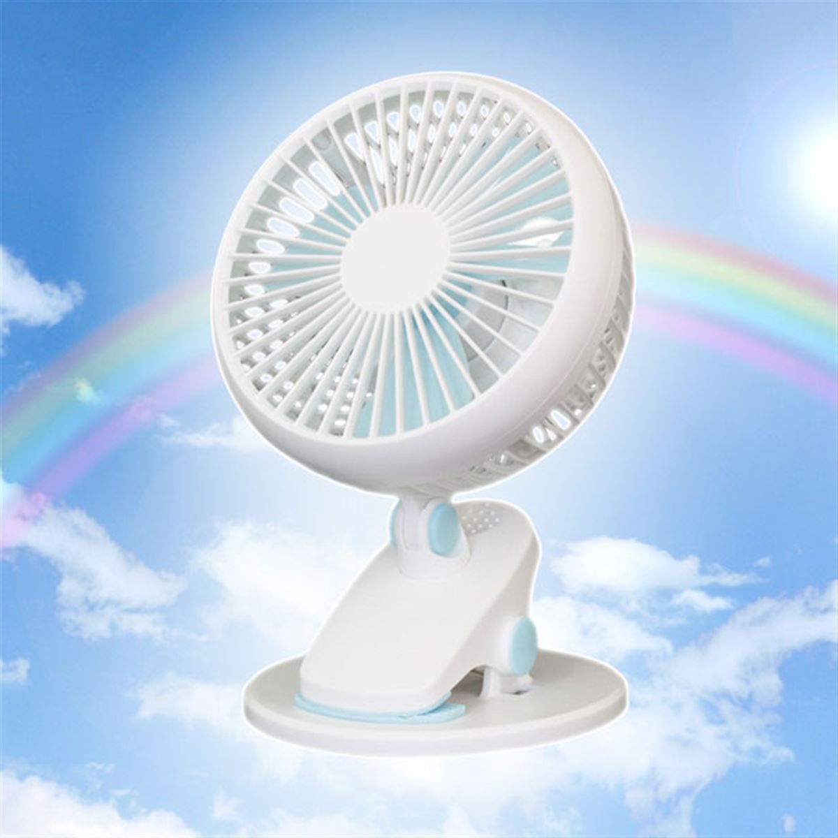 上海問屋、USB給電で動く小型扇風機「DN-915297」 - 価格.com