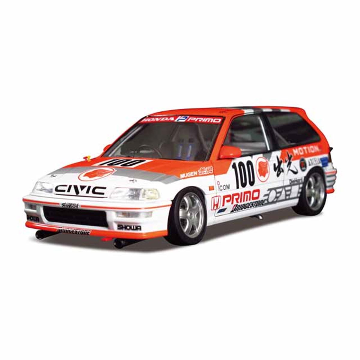 AOSHIMA、1/24スケールプラモ「ホンダ シビック EF9 Gr.A '91
