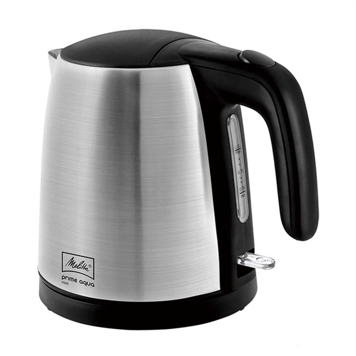 Melitta Prime Aqua 電気ケトル 本体 MEK18-SB メリタ、ステンレスボディを採用した電気ケトル「プライム アクア ミニ