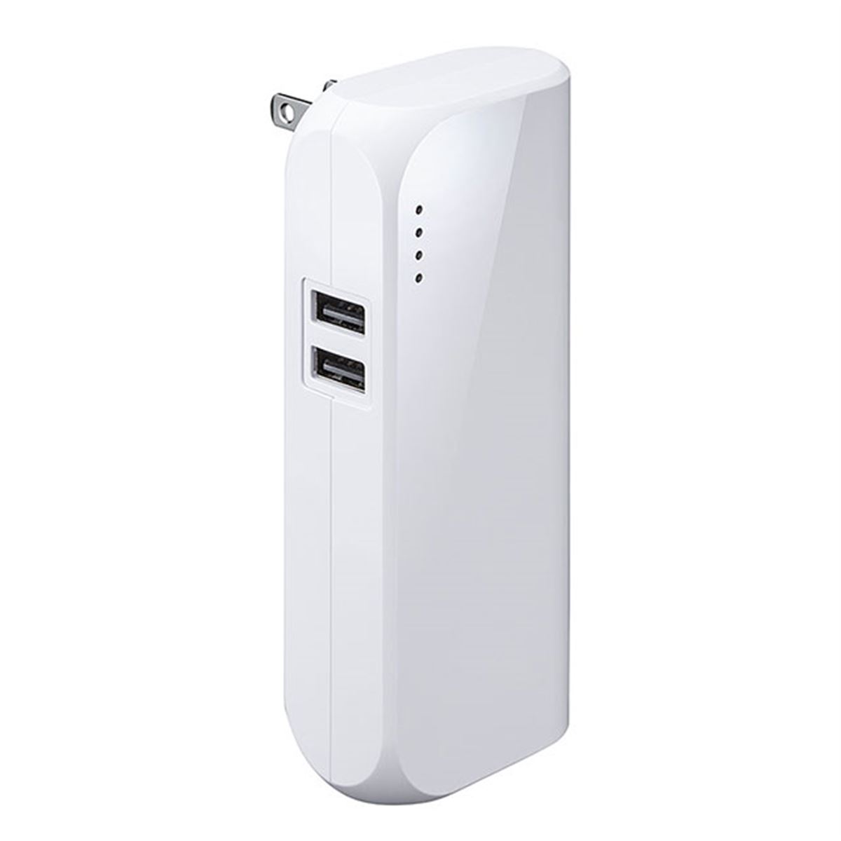 サンワ、USB AC充電器と一体化した2in1モバイルバッテリー - 価格.com