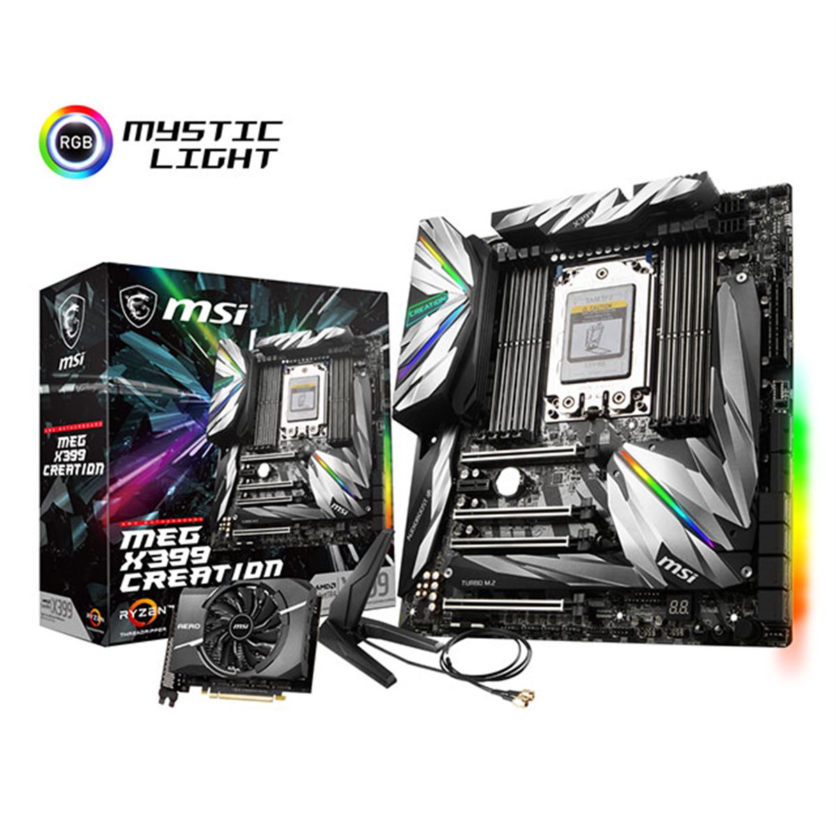 MSI、32コアのRyzen Threadripper WXに最適化した「MEG X399 CREATION