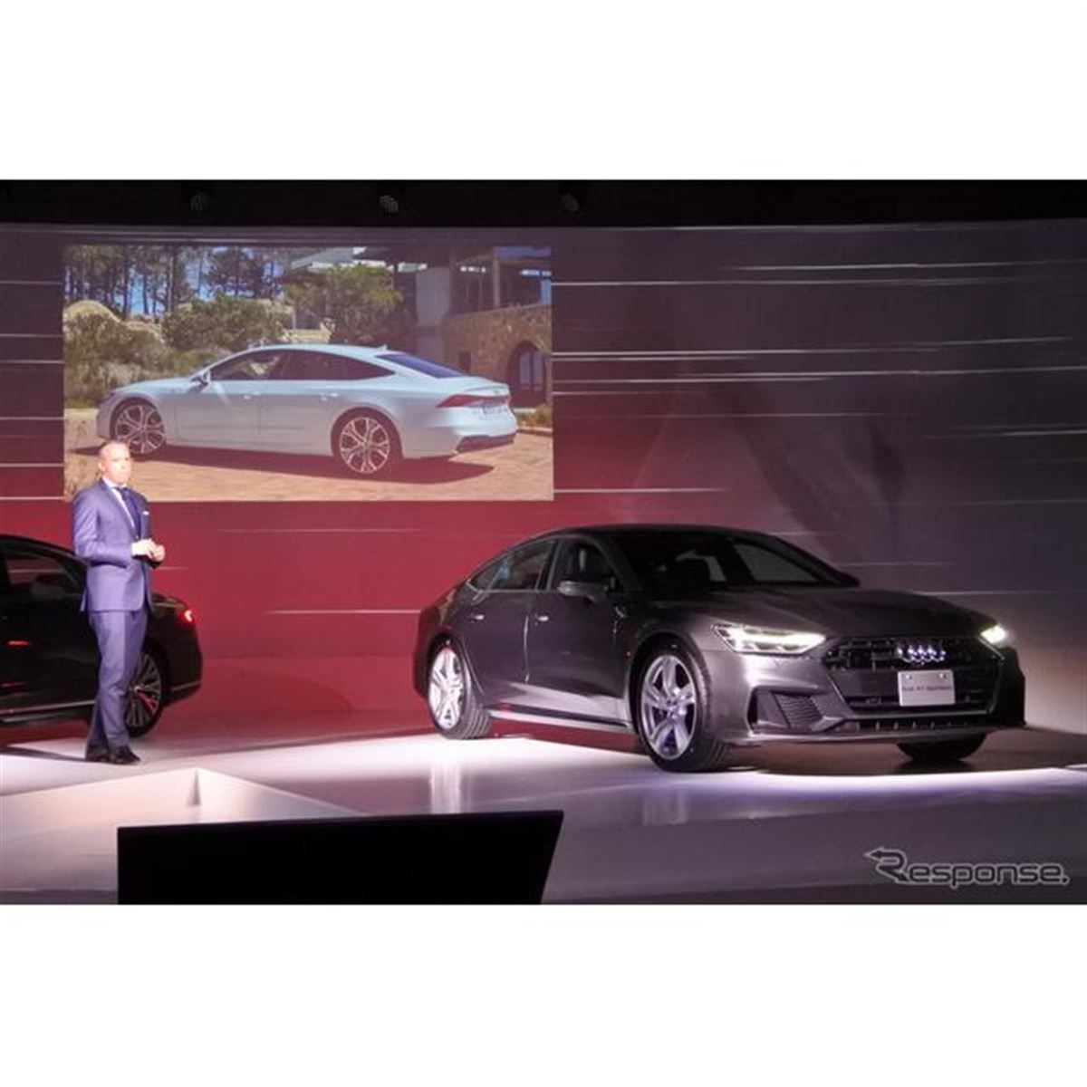 アウディ A7スポーツバック 新型は「スポーティでダイナミックに一新