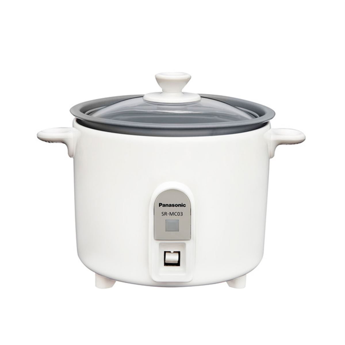 MACAIIROOS ホワイト 炊飯器 パナソニック、煮込み料理もできるレトロなミニクッカー「SR