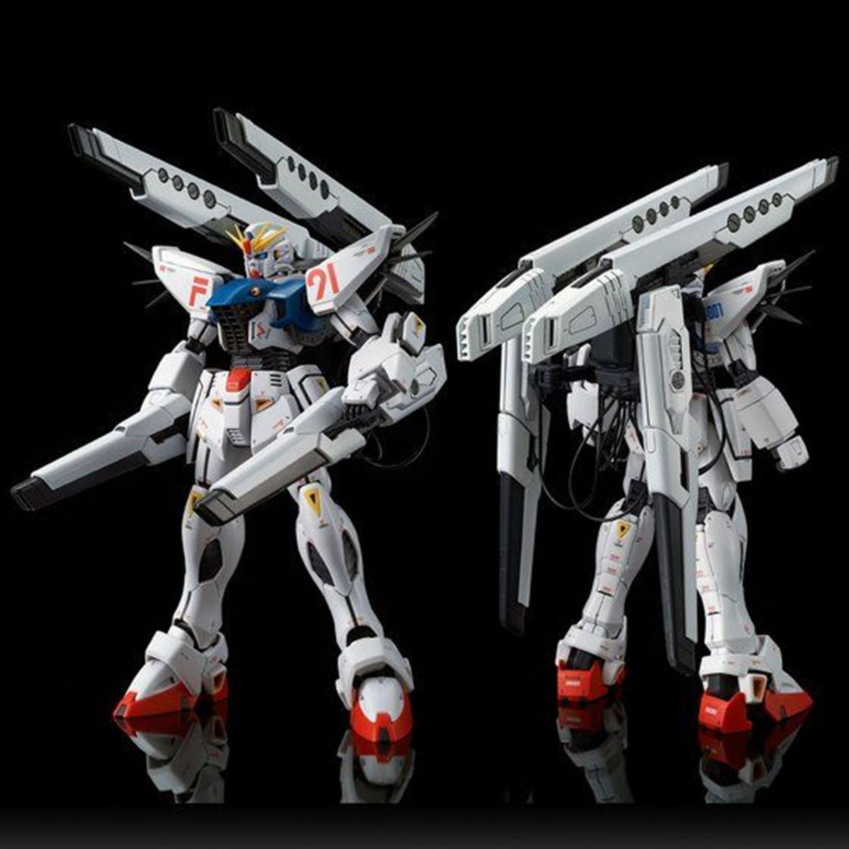 g*g様 ＭＧガンダムＦ９１ Ｖｅｒ.2.0バックキャノン装着型＆ツイン・ヴェス バンダイ、「ガンダムF91」バックキャノン＆ツイン・ヴェスバー