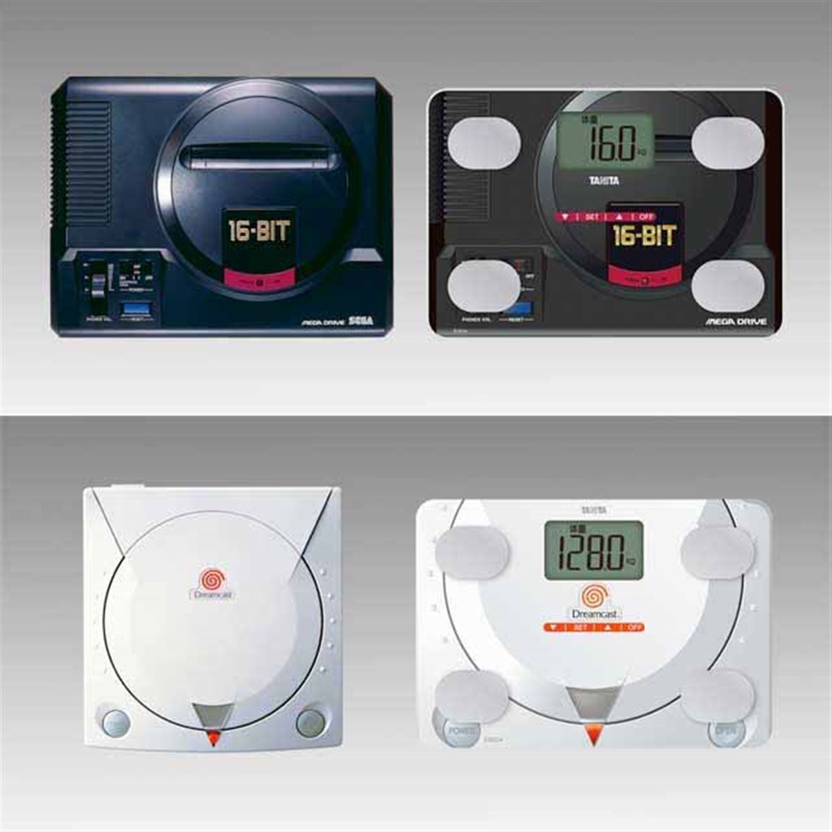 新品　廃盤　メガドライブ 体組成計　タニタ　レトロゲームデザイン 新品廃盤メガドライブ 体組成計タニタレトロゲームデザイン
