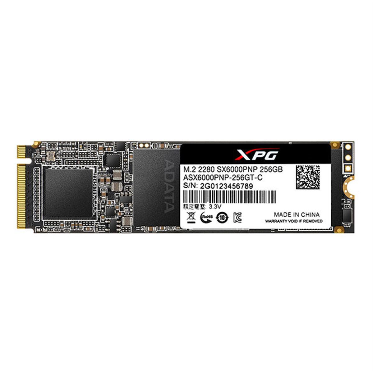 ADATA、薄型設計を採用したM.2 SSD「XPG SX6000 Pro」の256GBモデル