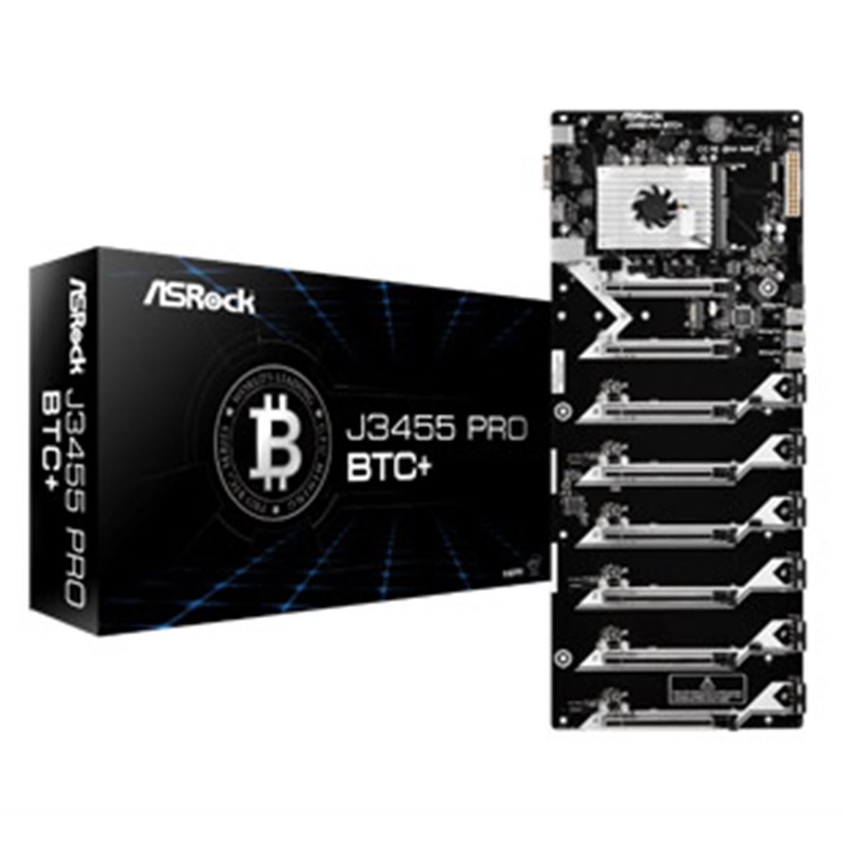 ASRock、PCI-Expressスロットを8基搭載したマイニング向けマザー
