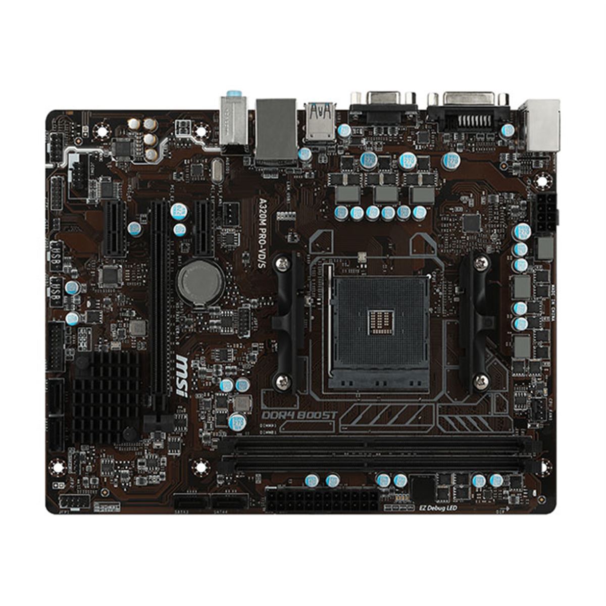 Ryzen 3 2200G＋A320M PRO-VD/S＋メモリー8GB 3点 MSI、「AMD A320」を搭載した5,480円のMicroATXマザーボード