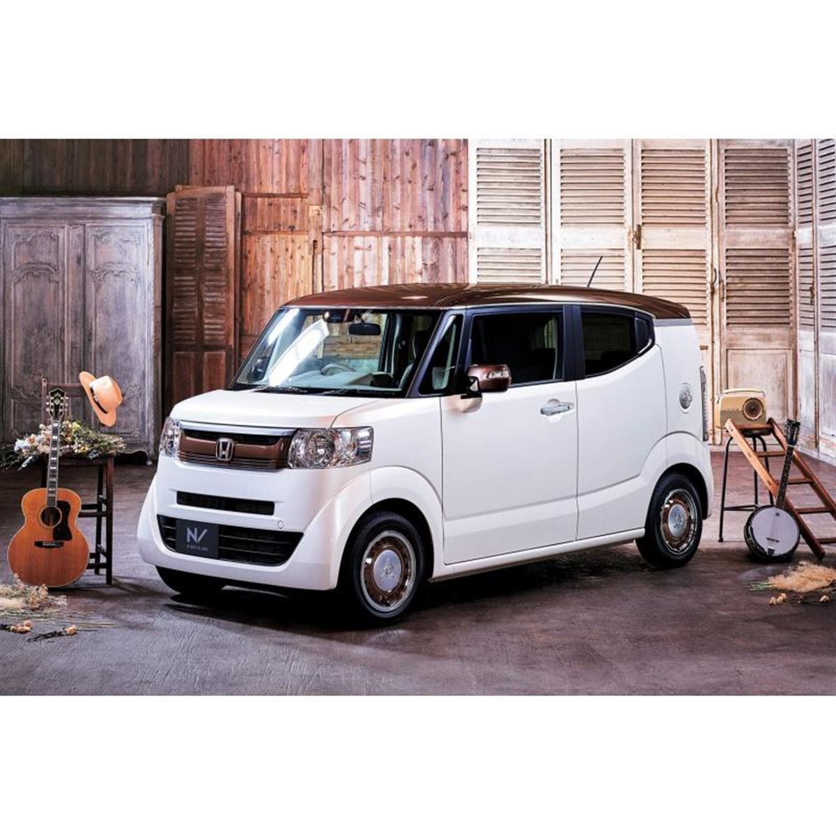 ホンダN-BOXスラッシュ」にブラウンルーフの特別仕様車登場