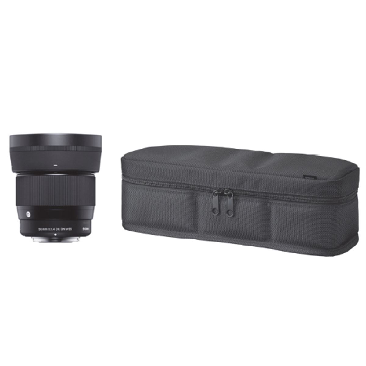 【新品未使用】シグマ 56mm F1.4 DC DN Contemporary シグマ、「56mm F1.4 DC DN」購入者にオリジナルレンズケースを