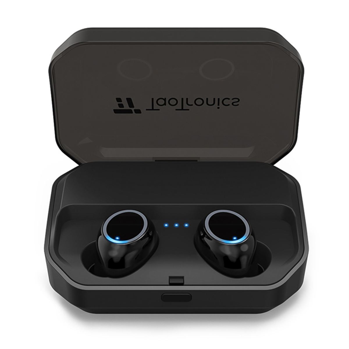 イヤホン T.T TaoTronics、大容量バッテリーケース付属の防水完全ワイヤレス「TT