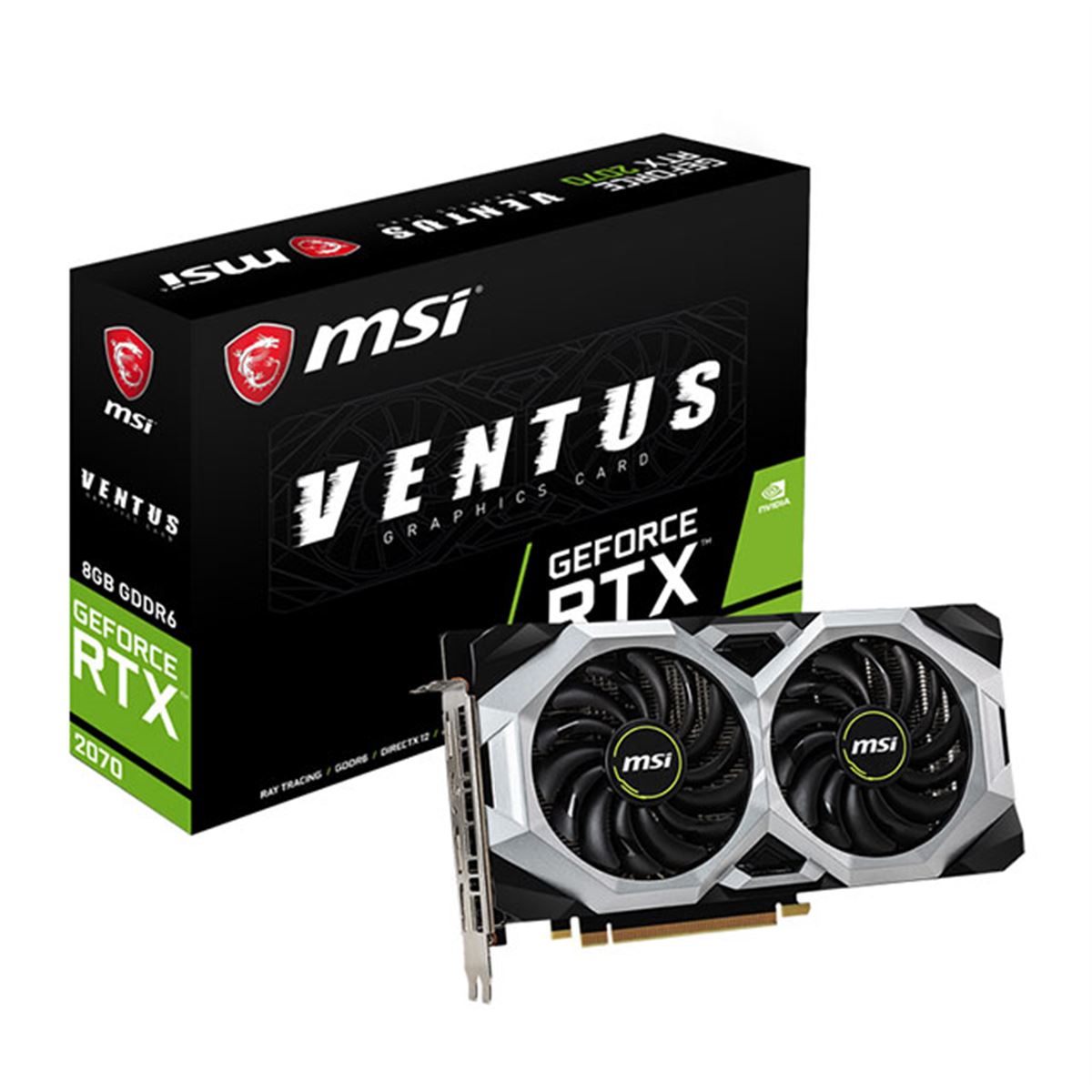 MSI グラフィックボード デュアルファン MSI、デュアルファンを採用した「GeForce RTX 2070 VENTUS 8G」 - 価格.com