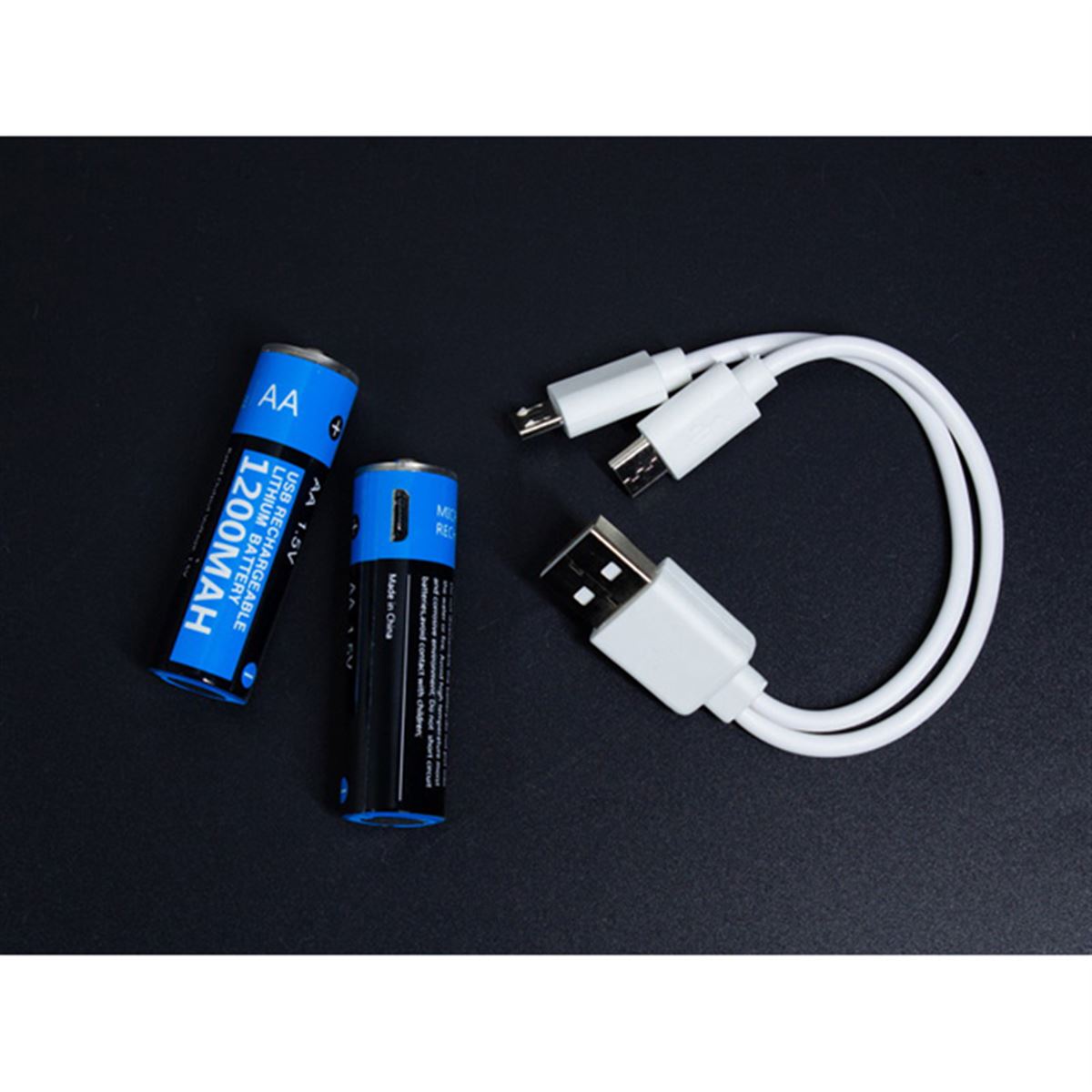 上海問屋、USB充電に対応したリチウムポリマー単3形乾電池「DN-915591