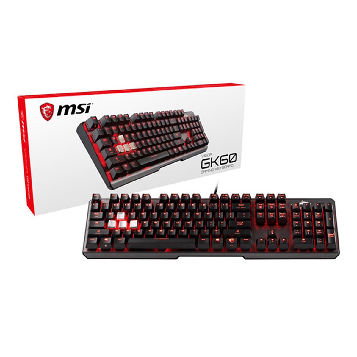MSI、Cherry MX 赤軸を採用した日本語配列のゲーミングキーボード