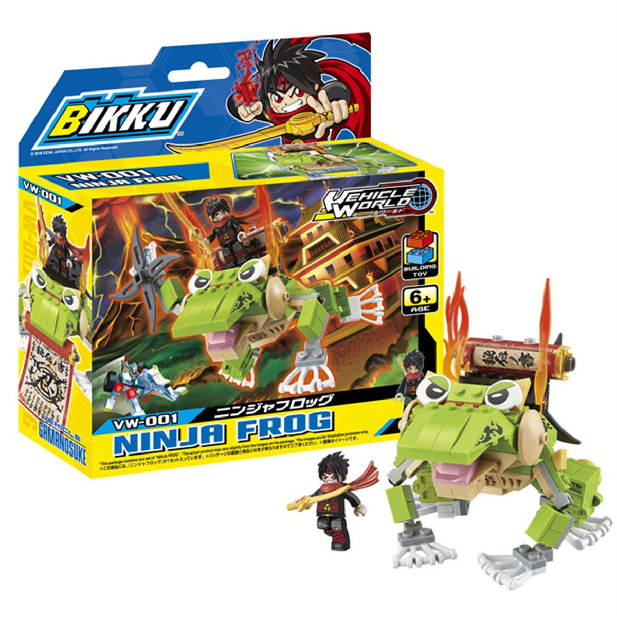 忍者やサイボーグ戦士など“アニメに登場しそうな”ブロックトイ全8種