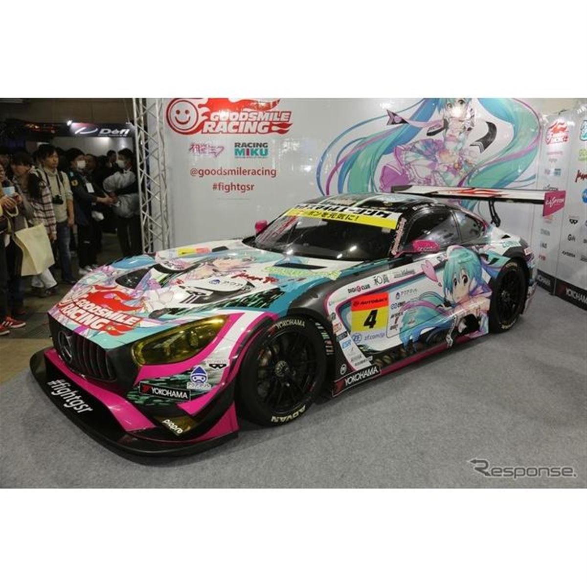 グッドスマイルレーシング、杏仁豆腐が描いた初音ミクのSUPER GT参戦
