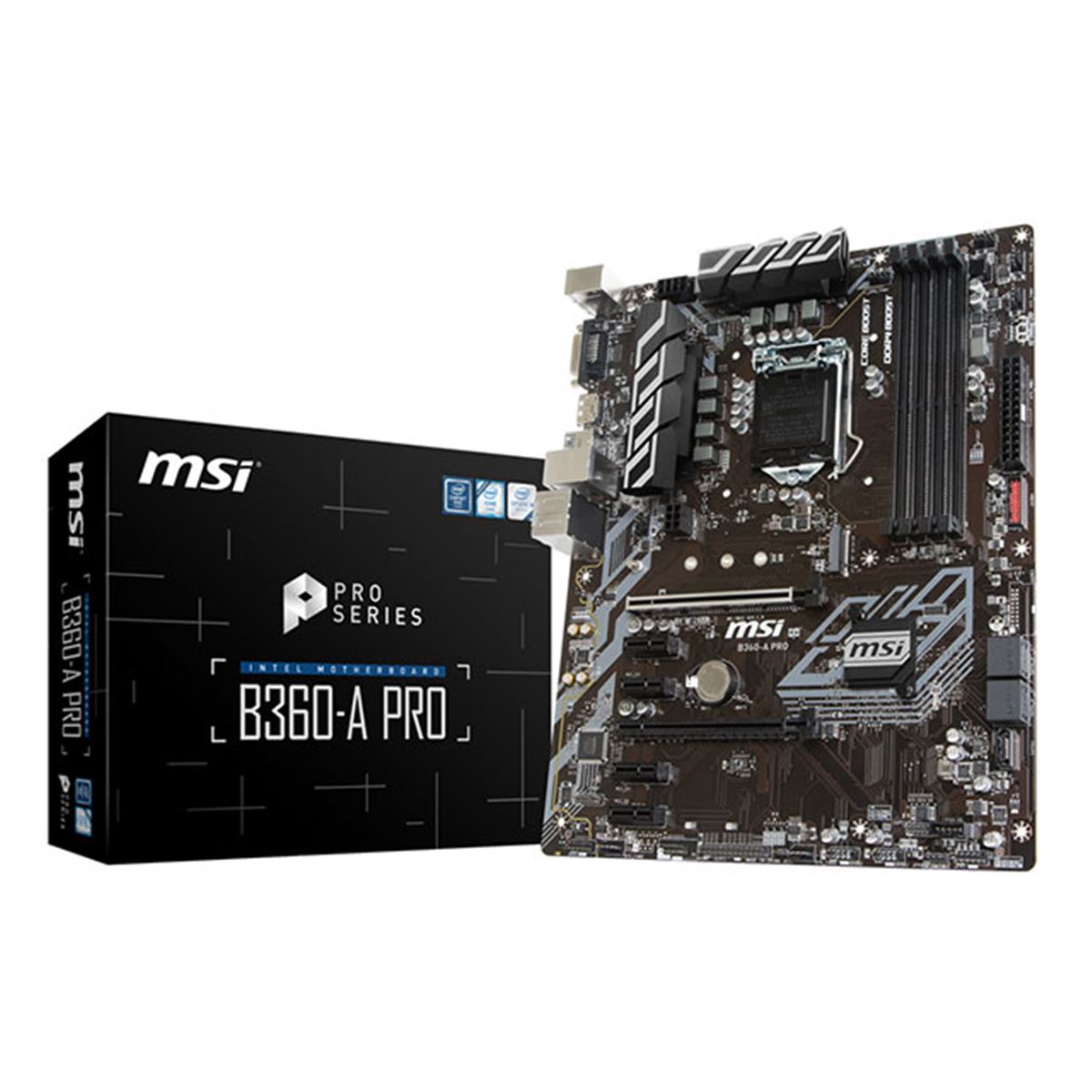 MSI、「Intel B360」を搭載したマザーボード「B360-A PRO