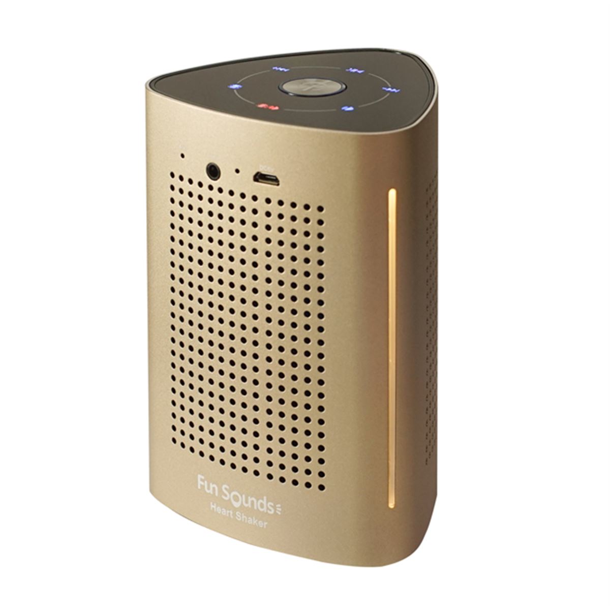 FunSounds、机や棚を振動させて重低音を楽しめるBluetooth