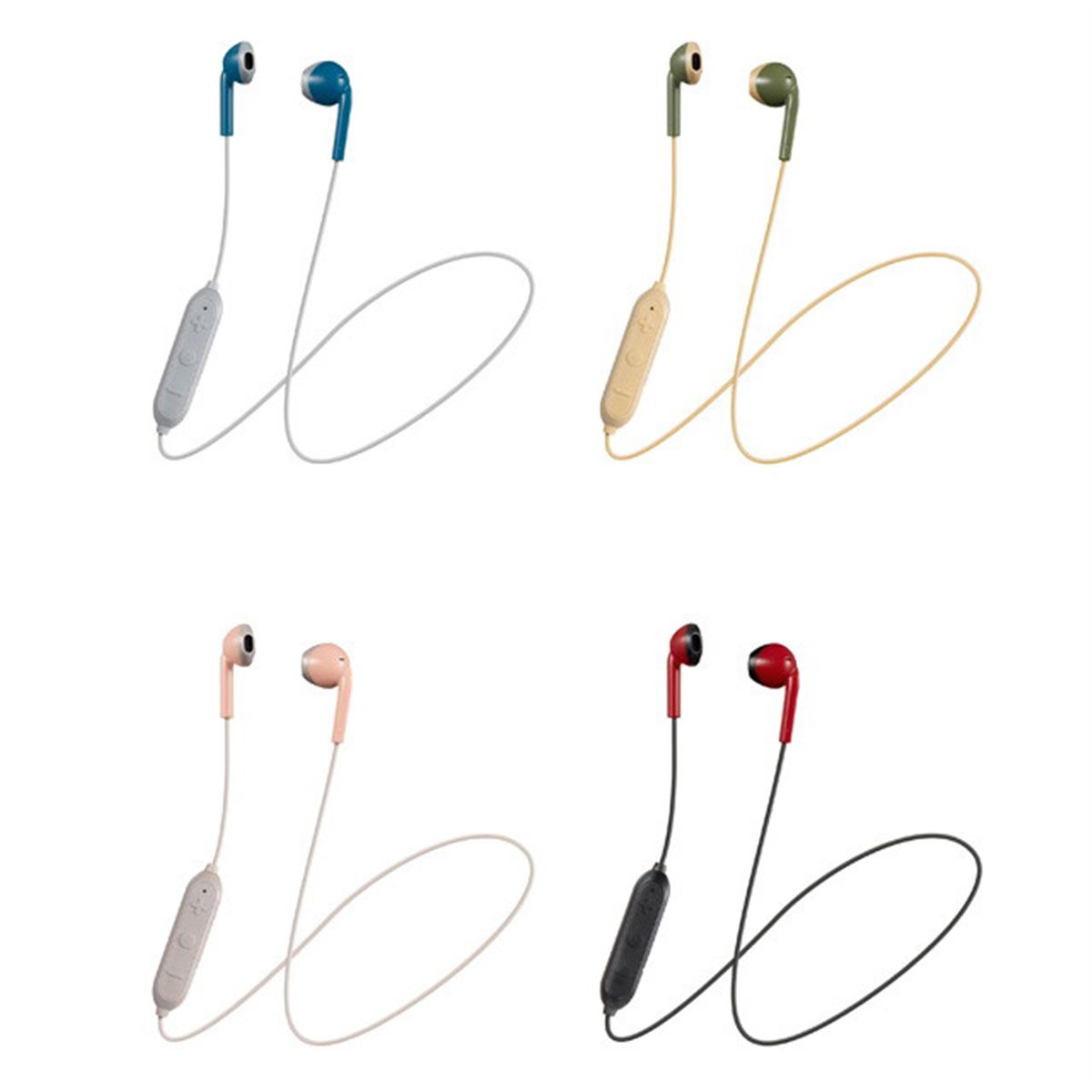 JVC、レトロカラーを配色したエントリーBluetoothイヤホン「HA‐F15BT