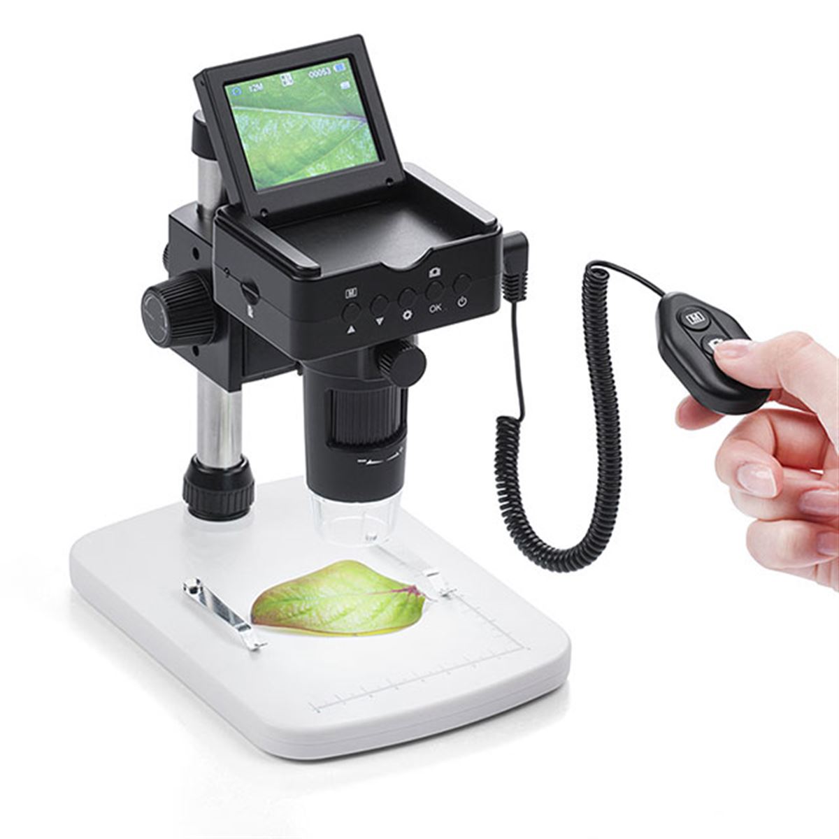 サンワ、液晶モニターとバッテリーを内蔵したデジタル顕微鏡 - 価格.com