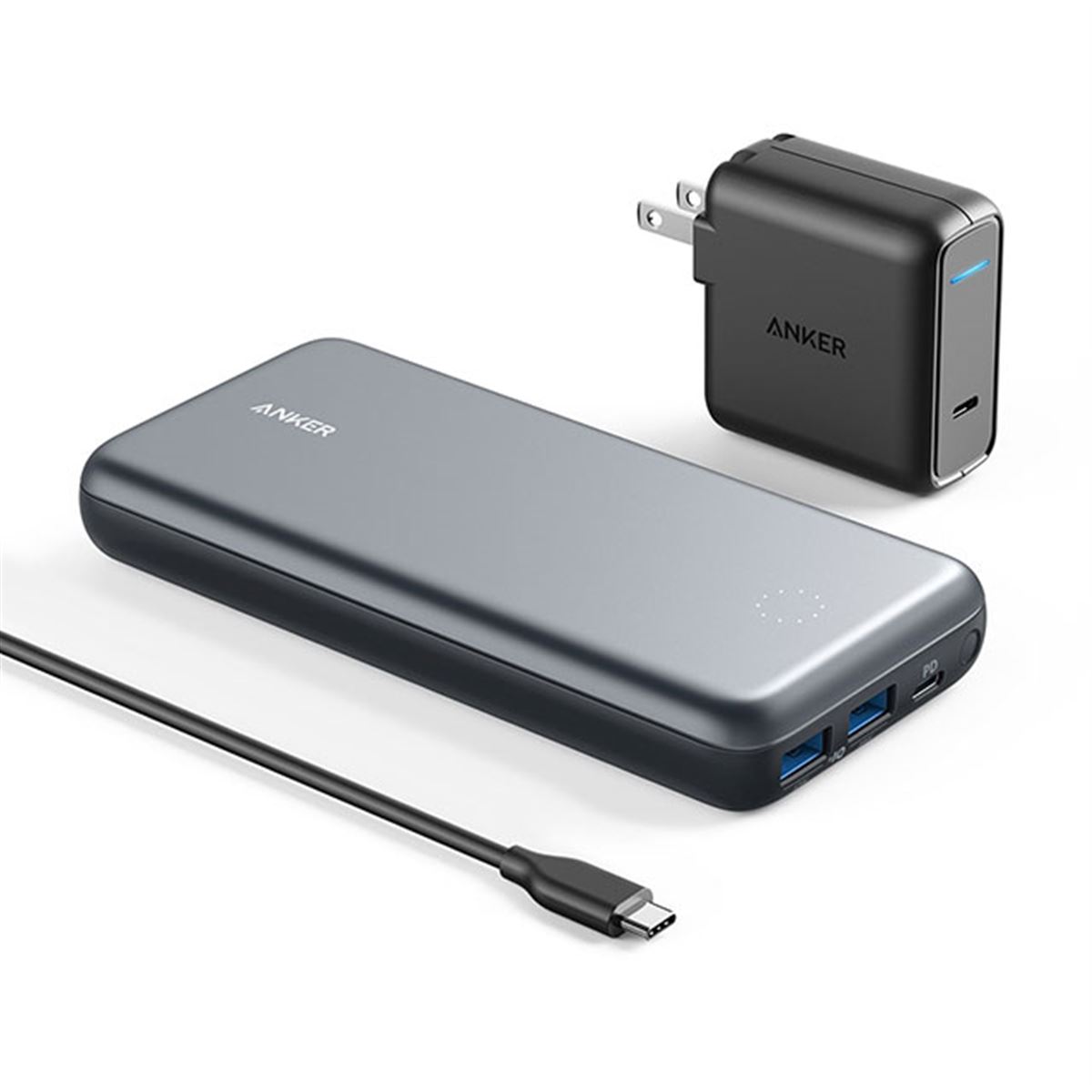 Anker、USBハブモードを搭載したUSB PD対応の19200mAhモバイル