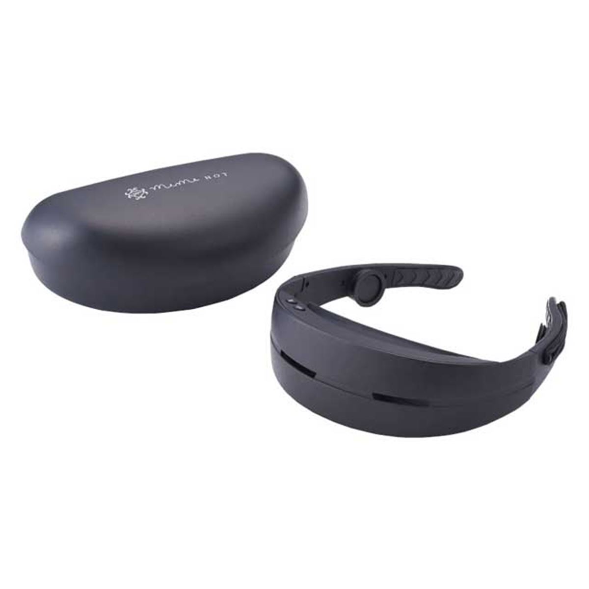 ボディ・フェイスケア ATEX AX-KXL5600BK アテックス、骨伝導で音楽を聴きながら目元ケアできる「めめホット