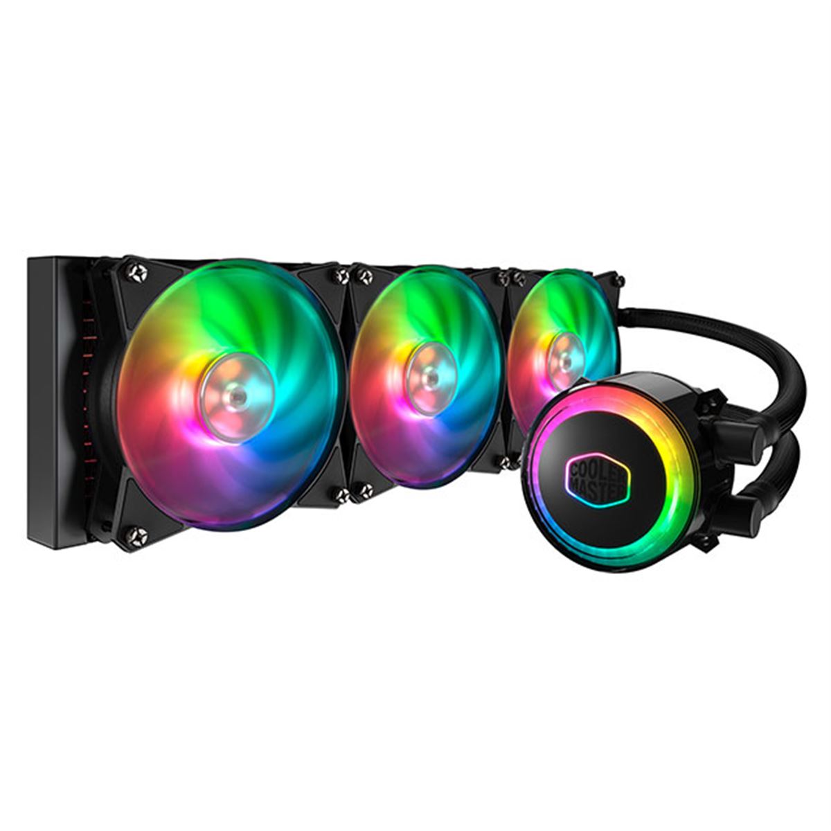 PC用ファン・クーラー Cooler Master MasterLiquid ML360R RGB クーラーマスター、3基のファンを搭載した水冷CPUクーラー