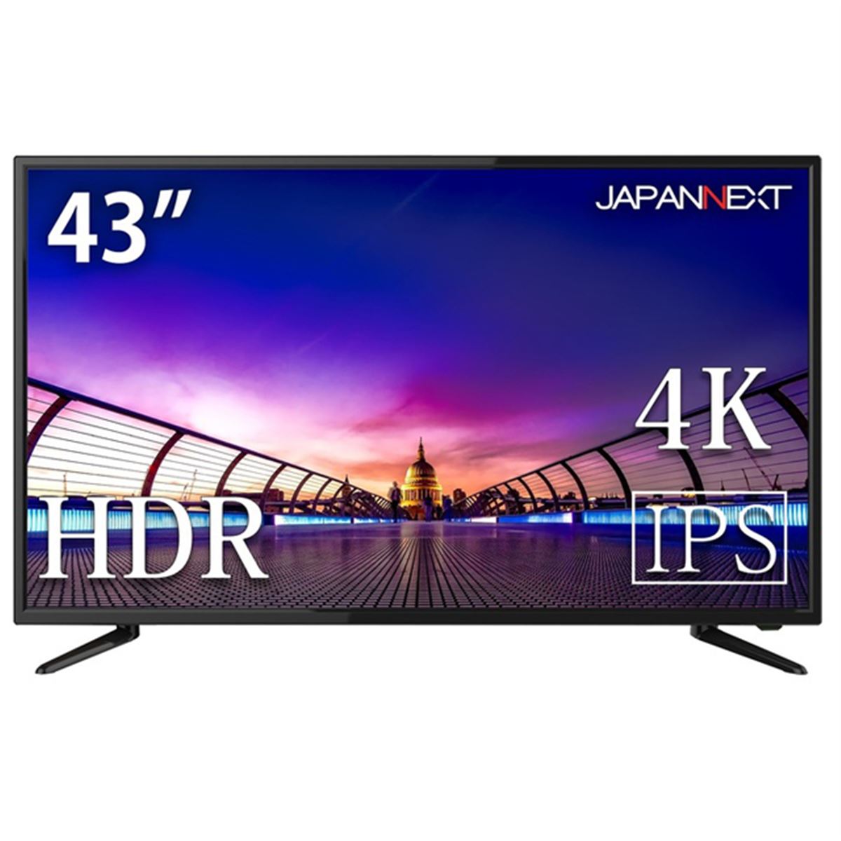 JAPANNEXT、43型HDR対応の4K液晶ディスプレイ「JN-IPS4300UHDR