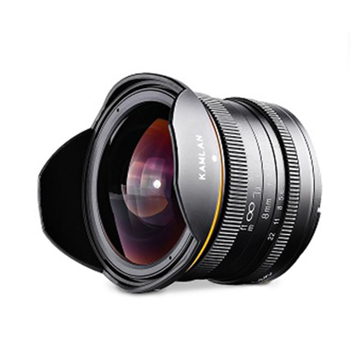 Kamlan 8mm F3.0 Fisheye 富士Xマウント用魚眼レンズです KAMLAN、対角魚眼MFレンズ「8mm F3.0」を約25,000円で発売 - 価格.com