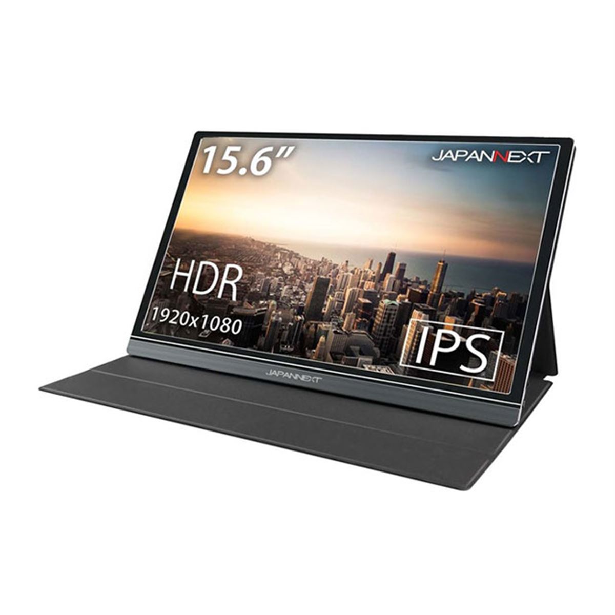 JAPANNEXT 15.6型モバイルモニタ USB-C IPS JAPANNEXT、USB Type-C接続に対応した15.6型モバイルディスプレイ